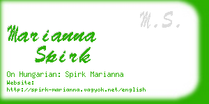 marianna spirk business card